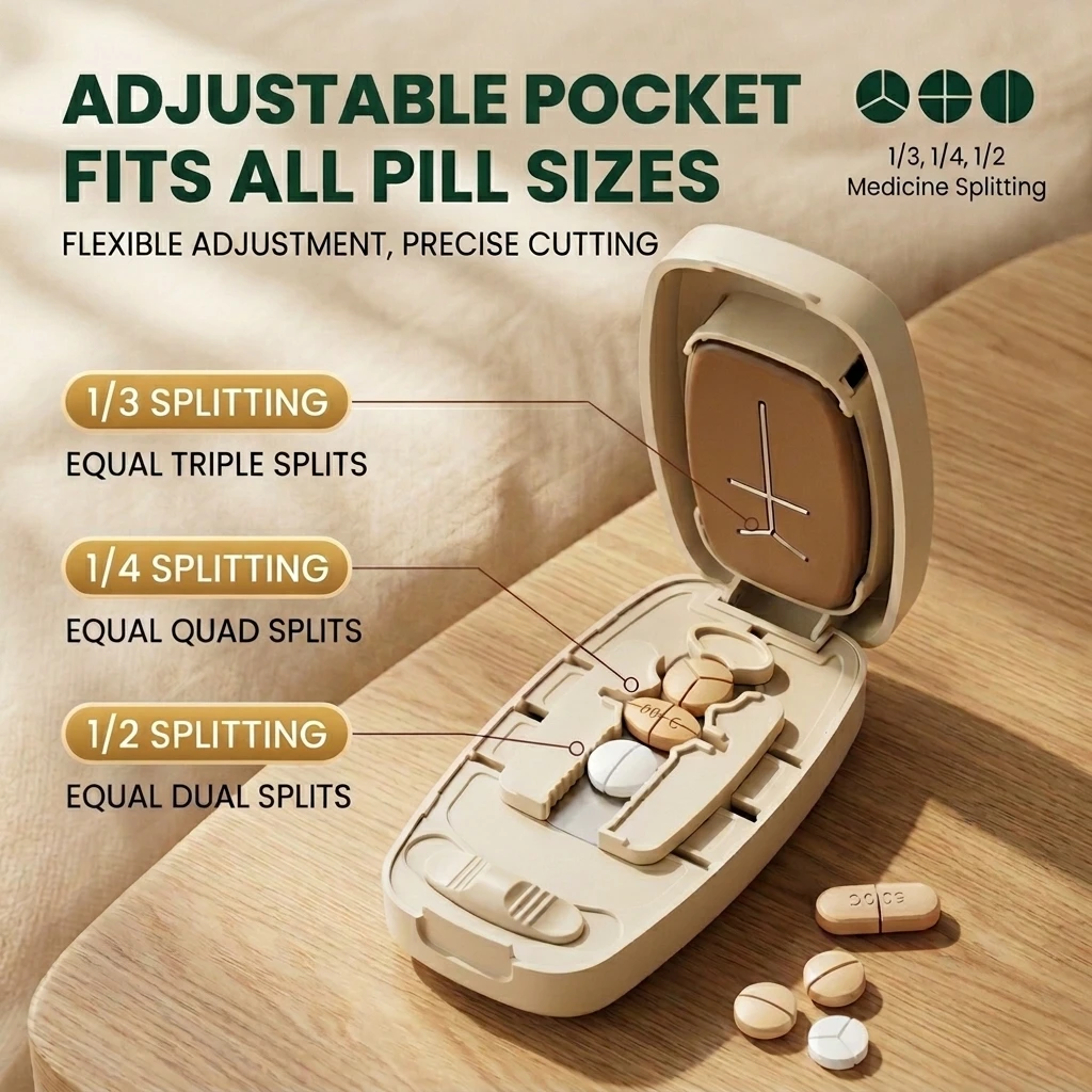 Premieragers.com - Adjustable Pocket fits All Pill Sizes
