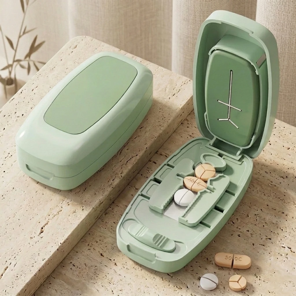 Premieragers.com - Pill Cutter & Splitter - Matcha Green