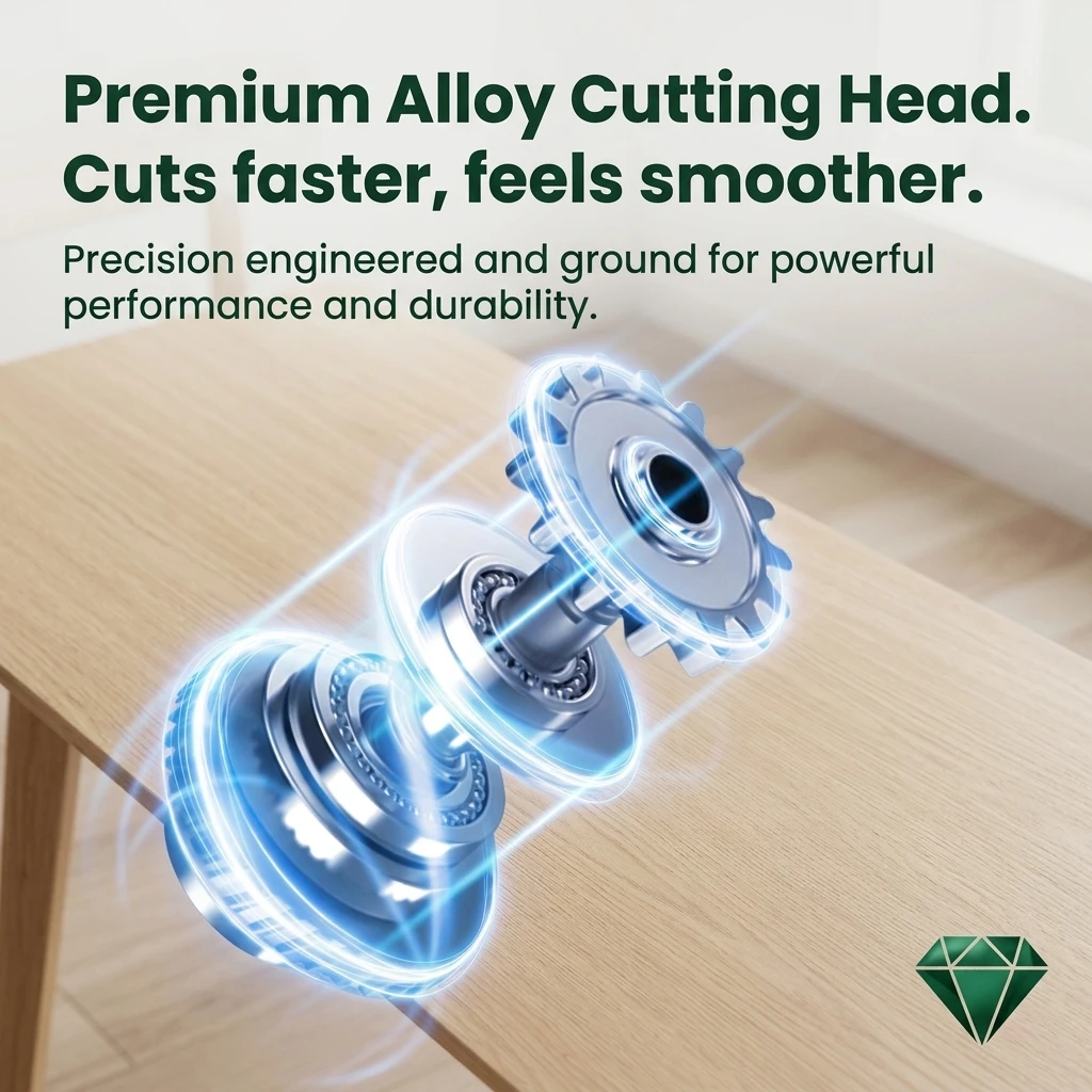 Premieragers.com - Premium Alloy Cutting Head Cuts faster feels smoother