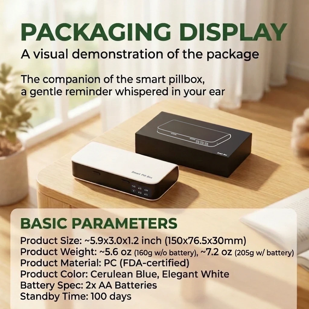 Premieragers.com - Smart Pill Dispenser - Packaging Display