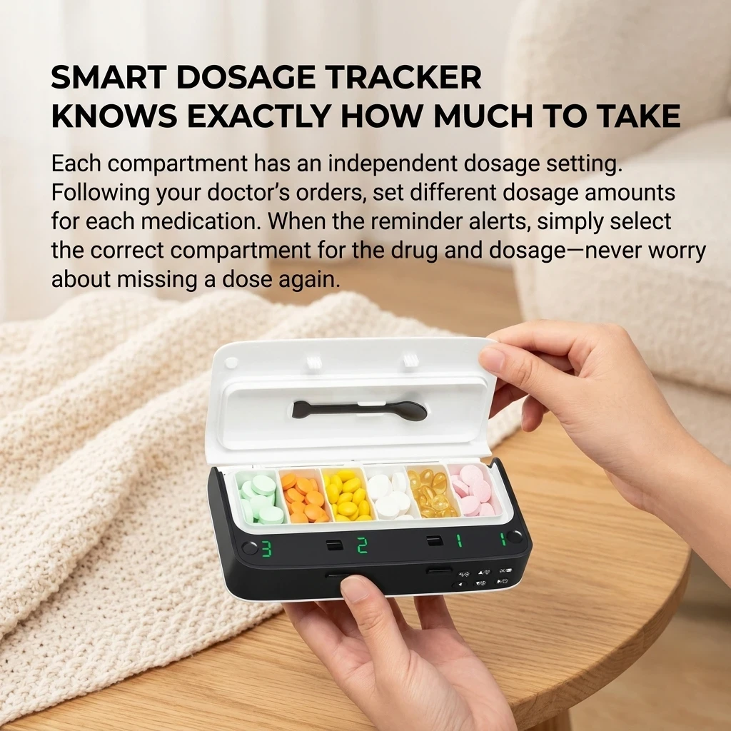Premieragers.com - Smart Pill Dispenser - SMART DOSAGE TRACKER
