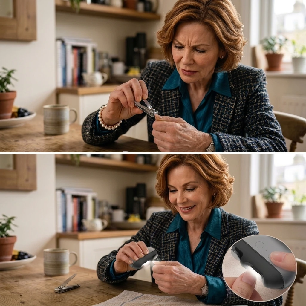 premieragers.com - Electric Nail Clipper - Do you find it harder and harder to clip thick nails?