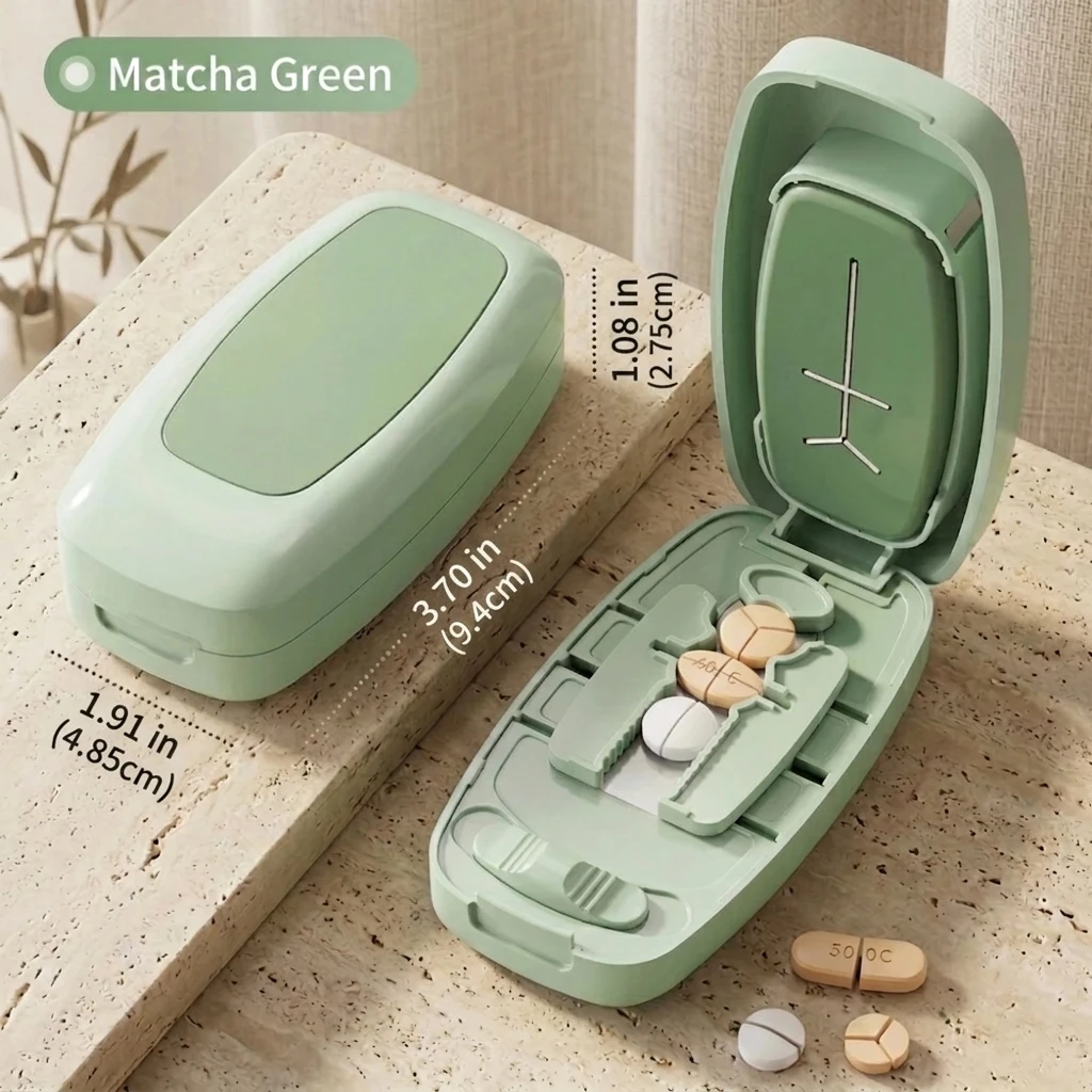 premieragers.com - Pill Cutter & Splitter - Matcha Green