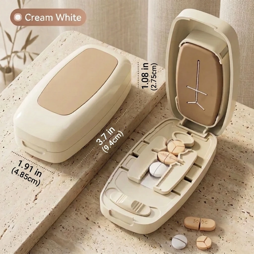 premieragers.com - Pill Cutter & Splitter - Vream White