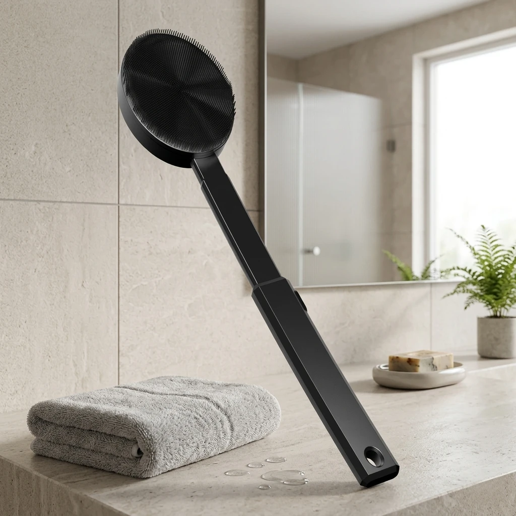 premieragers.com - Bend-free electric shower brush product photos
