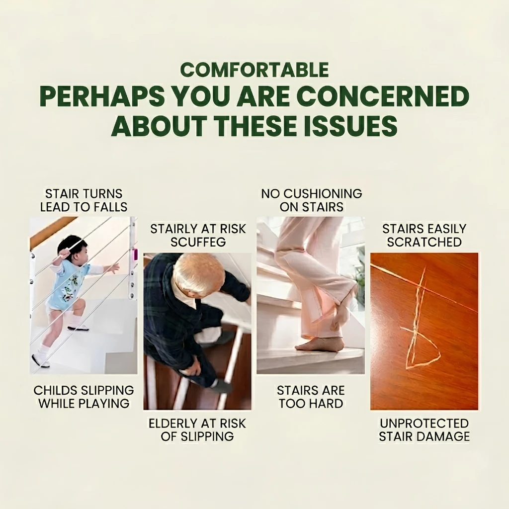 premieragers.com - Luminescent Anti-Slip Stair Mats - Are You Constantly Worrying About the Safety of Your Stairs?
