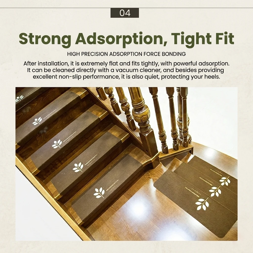 premieragers.com - Luminescent Anti-Slip Stair Mats - Powerful Adsorption for Anti-Slip and Quiet Steps